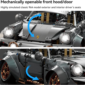 لگو تکنیک ماشین پورشه 964 با 2435 قطعه با مقیاس 1:10 مدل 10220B_اسباب بازی